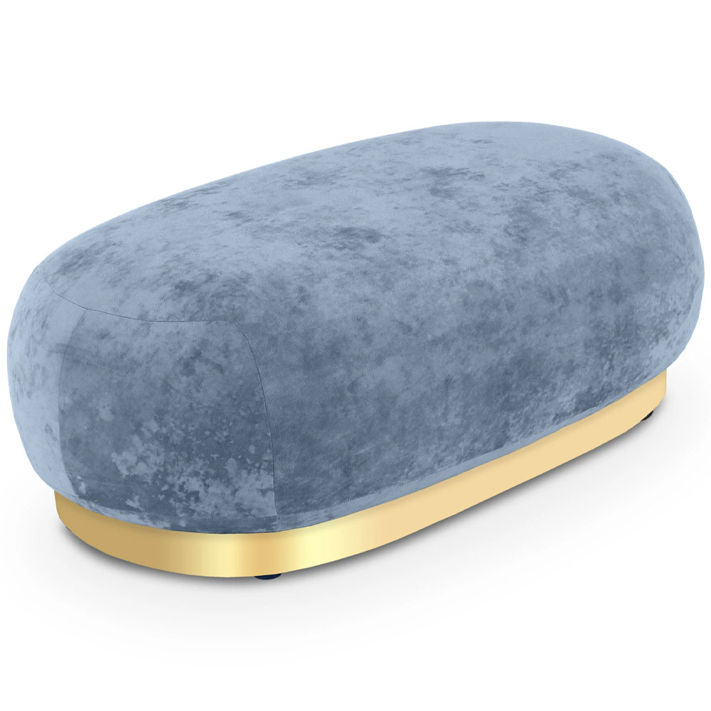 Длинный овальный пуф Ambrose Soft Oval Pouf