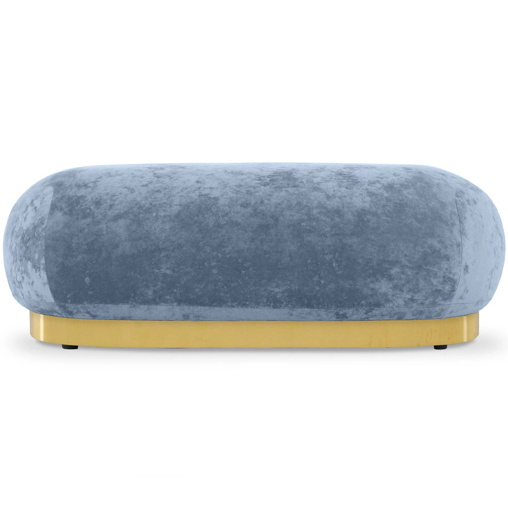 Длинный овальный пуф Ambrose Soft Oval Pouf