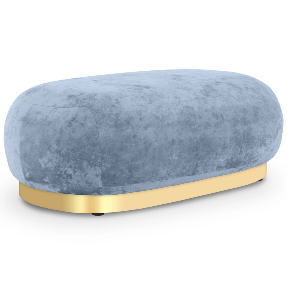 Длинный овальный пуф Ambrose Soft Oval Pouf