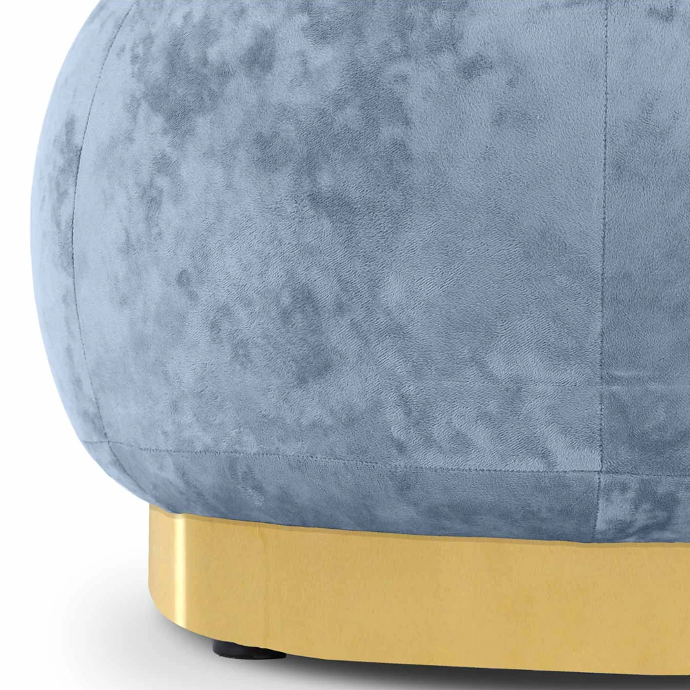 Длинный овальный пуф Ambrose Soft Oval Pouf