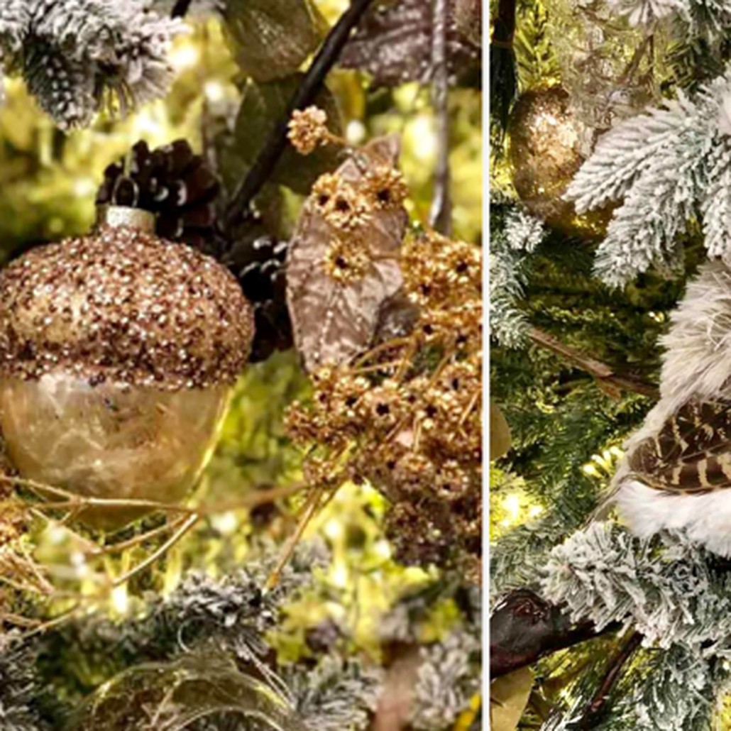 Ель Дизайнерская Украшенная Декором Christmas tree Premium Winter Night