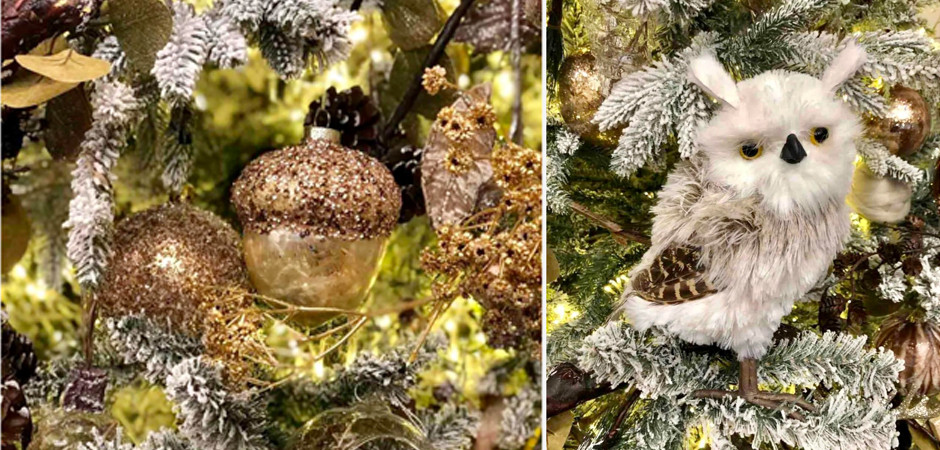 Ель Дизайнерская Украшенная Декором Christmas tree Premium Winter Night