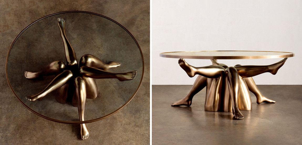 Журнальный стол дизайн Kelly Wearstler Superluxe Isadora Table
