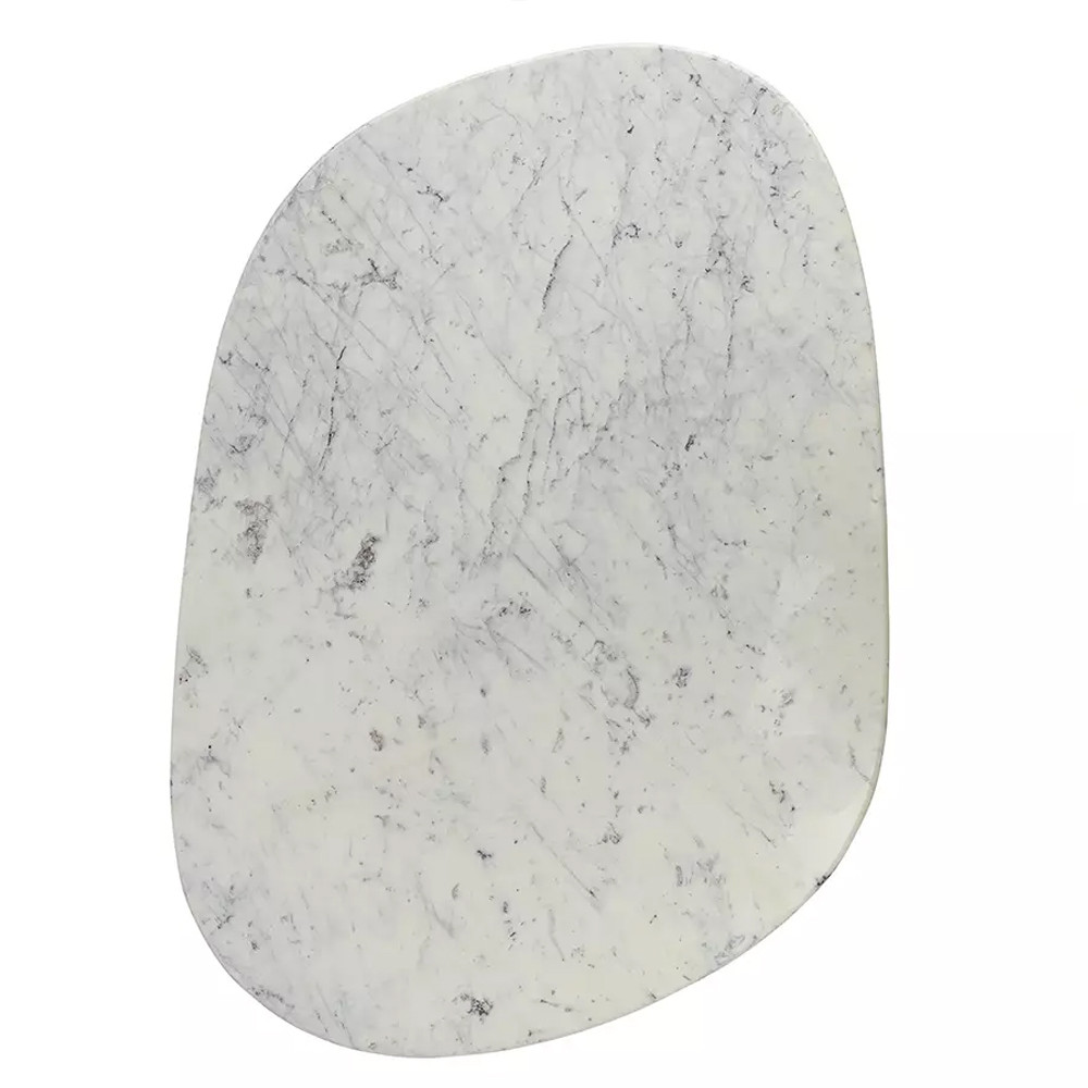 Журнальный столик овальный с мраморной столешницей Decor Showcase