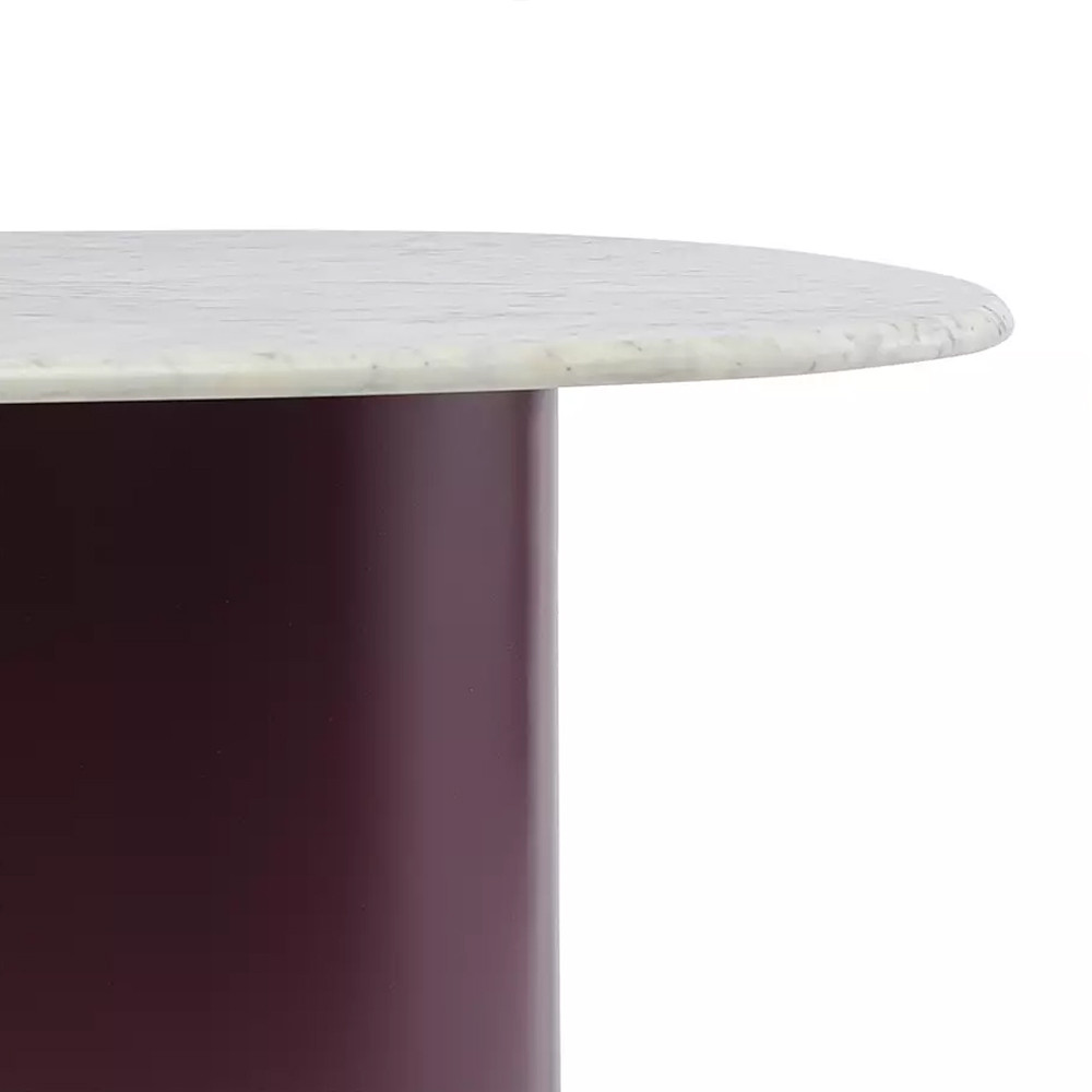 Журнальный столик овальный с мраморной столешницей Decor Showcase