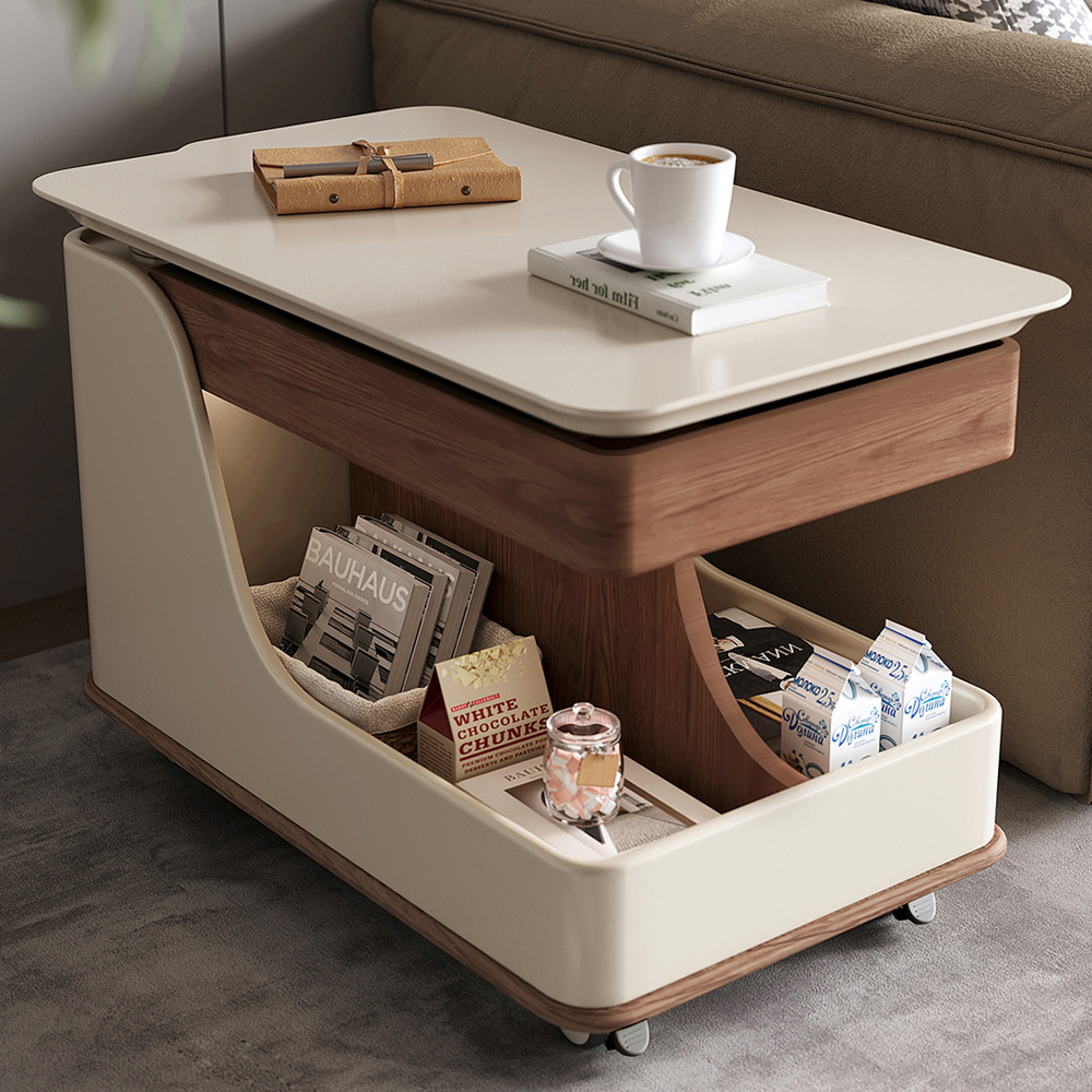 Журнальный столик передвижной с подъемной столешницей Table Trolley