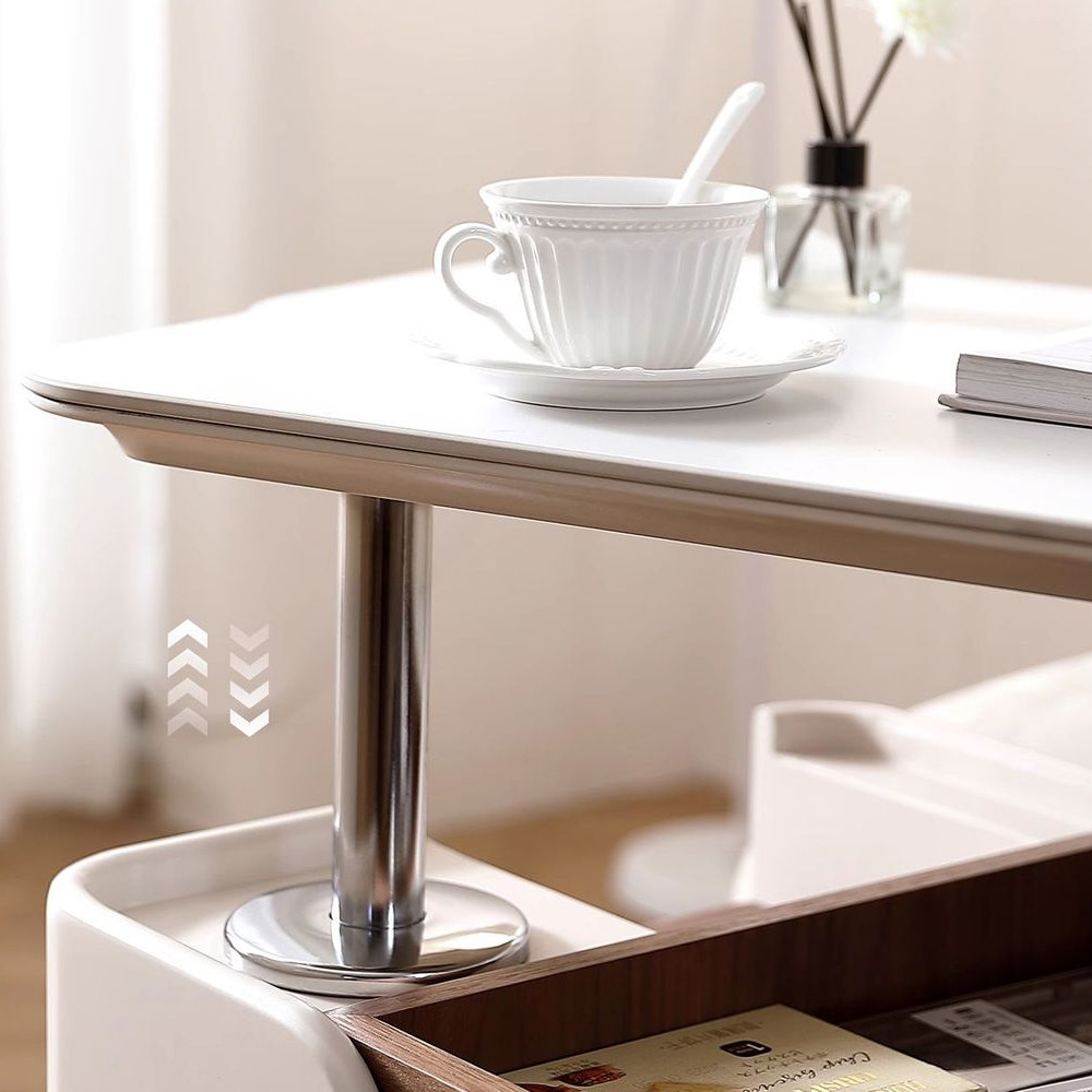 Журнальный столик передвижной с подъемной столешницей Table Trolley