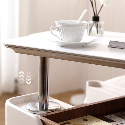 Журнальный столик передвижной с подъемной столешницей Table Trolley