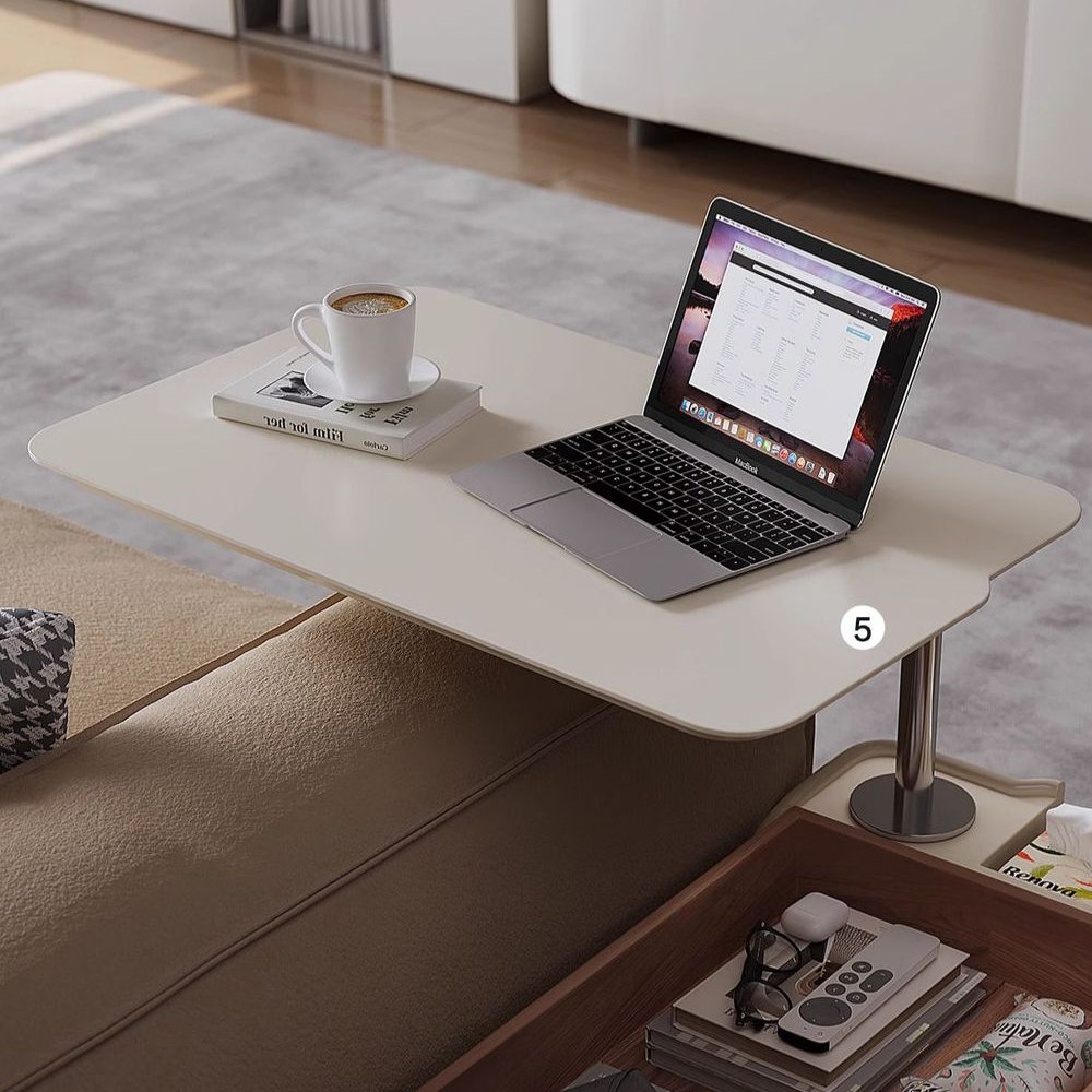 Журнальный столик передвижной с подъемной столешницей Table Trolley