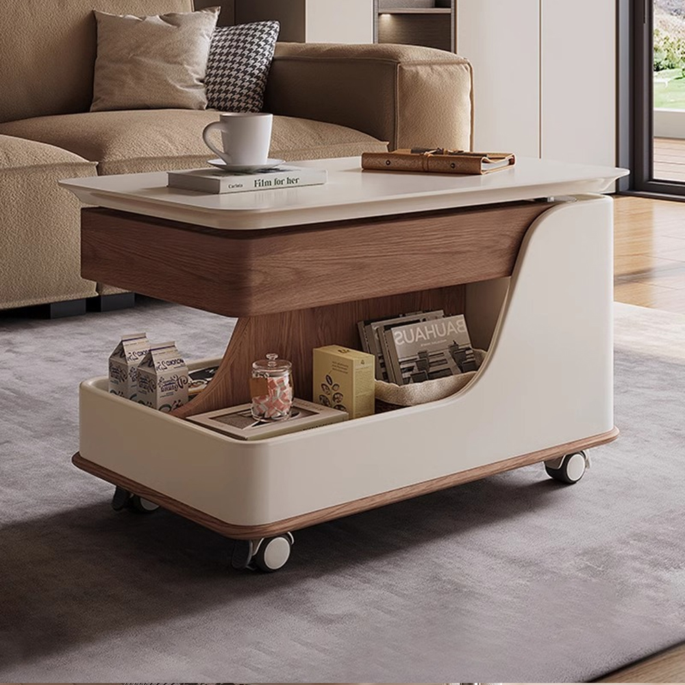 Журнальный столик передвижной с подъемной столешницей Table Trolley