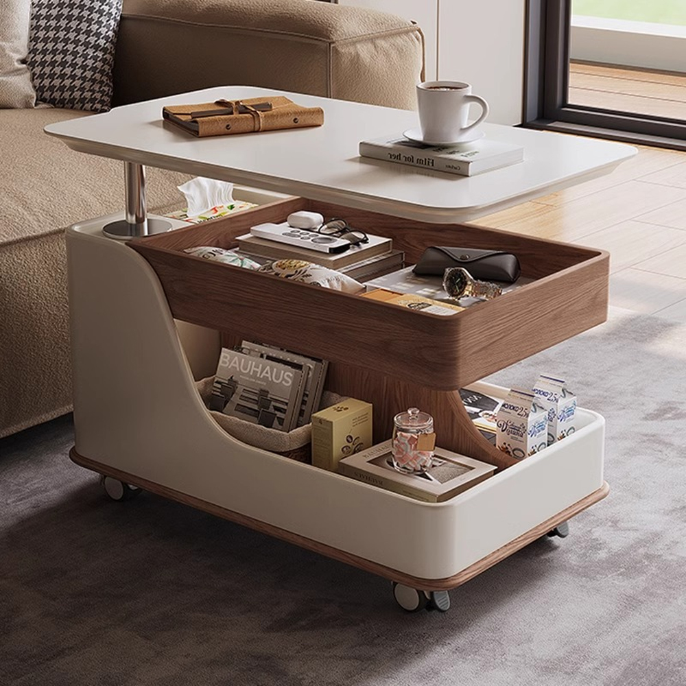 Журнальный столик передвижной с подъемной столешницей Table Trolley