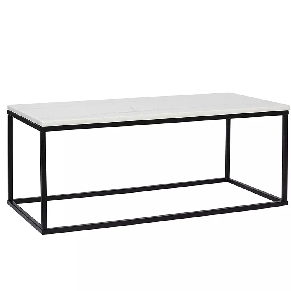Журнальный столик прямоугольный White Marble Surface