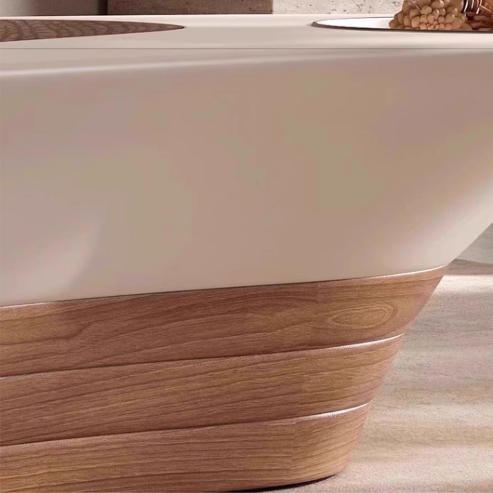 Журнальный столик фигурный со стеклянной столешницей Table Drop