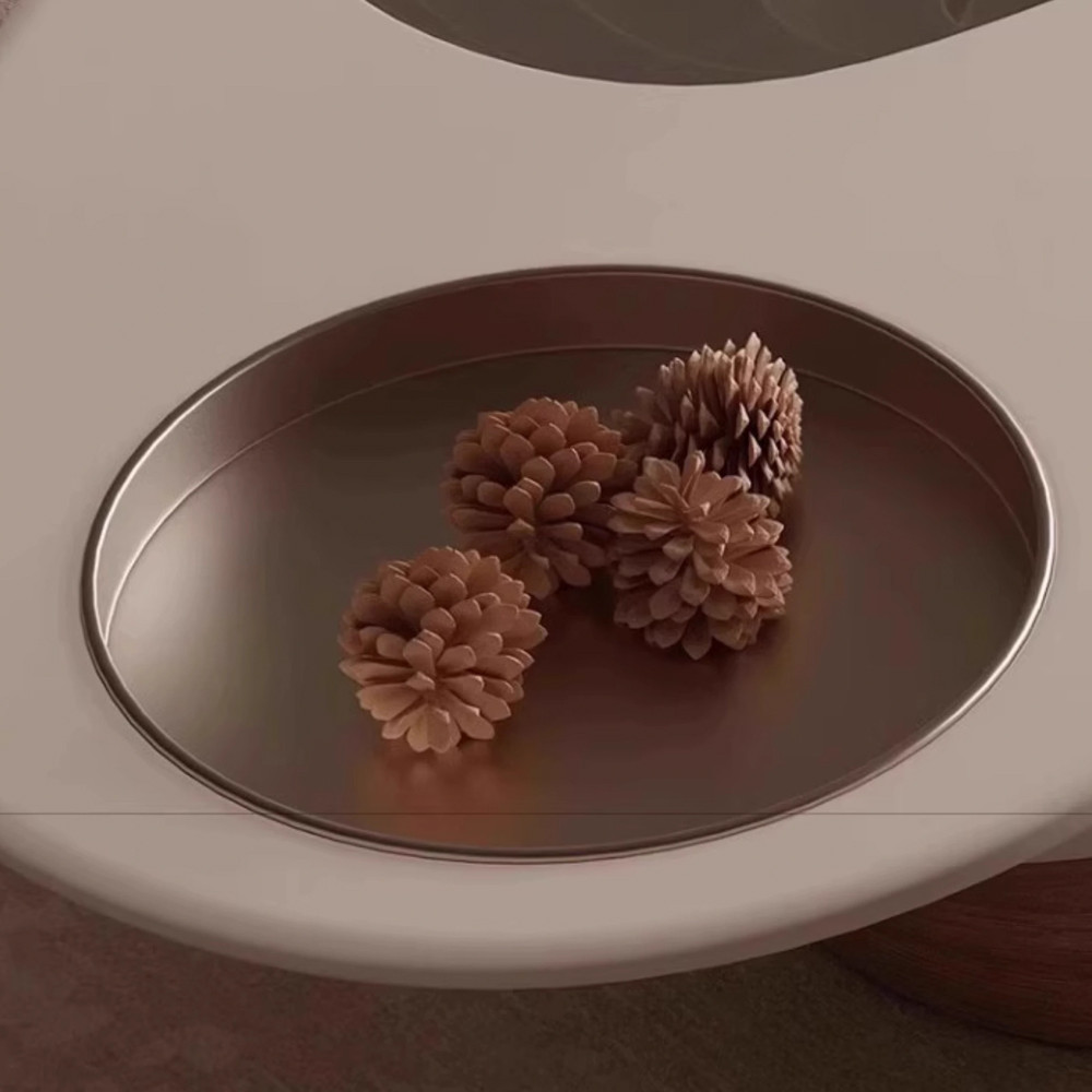 Журнальный столик фигурный со стеклянной столешницей Table Drop