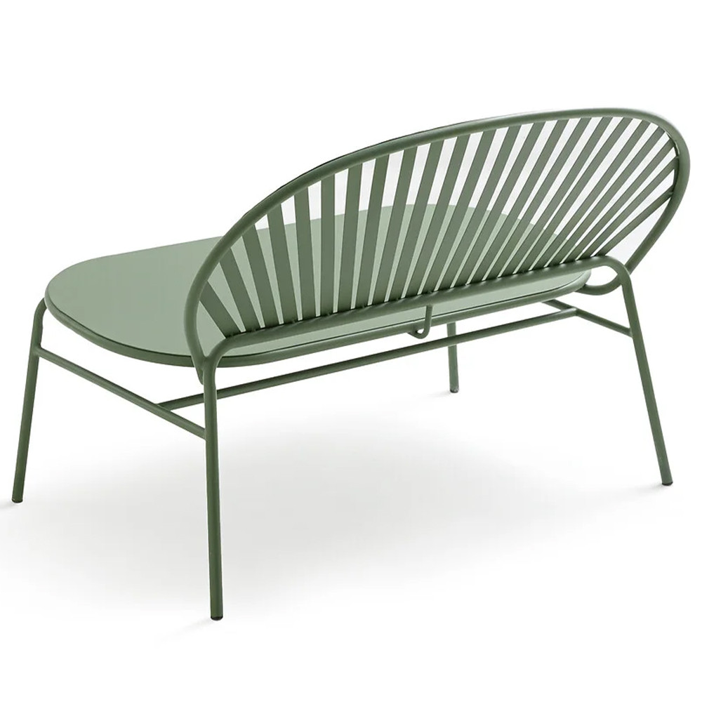 Зелёная скамья из стали Goodwin Metal Bench Green