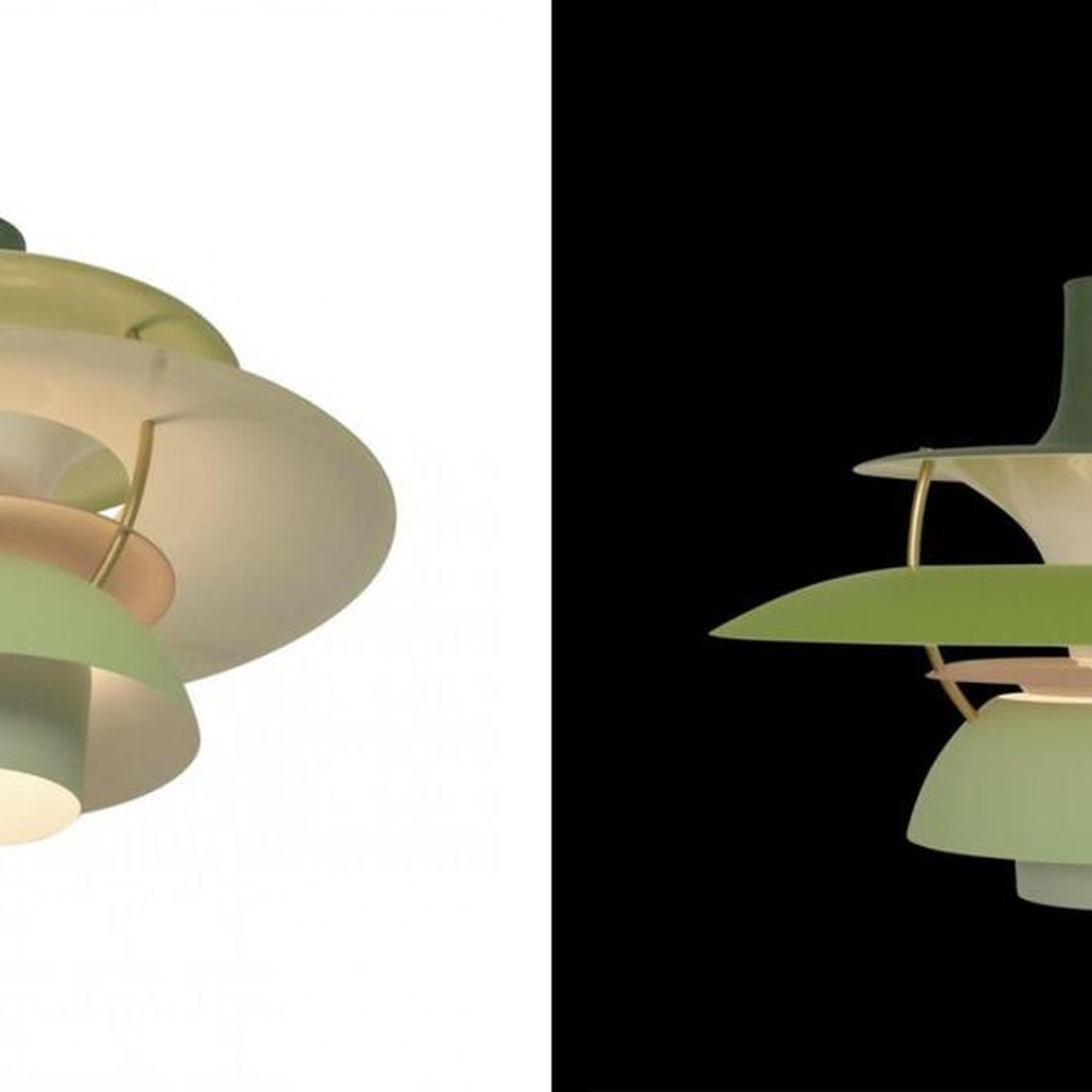 Зеленый Подвесной Светильник Louis Poulsen PH 5 Poul Henningsen Green