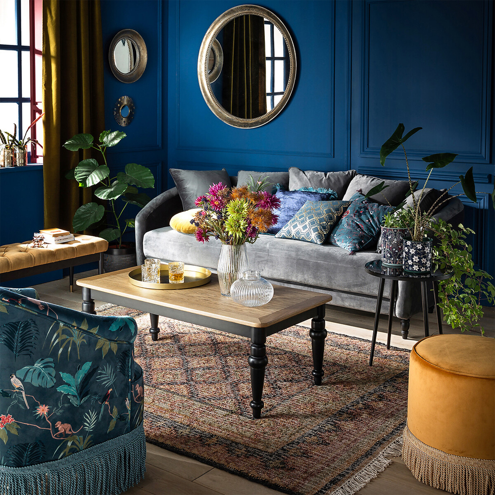 Зеркало Antique Mango Wood Round 100