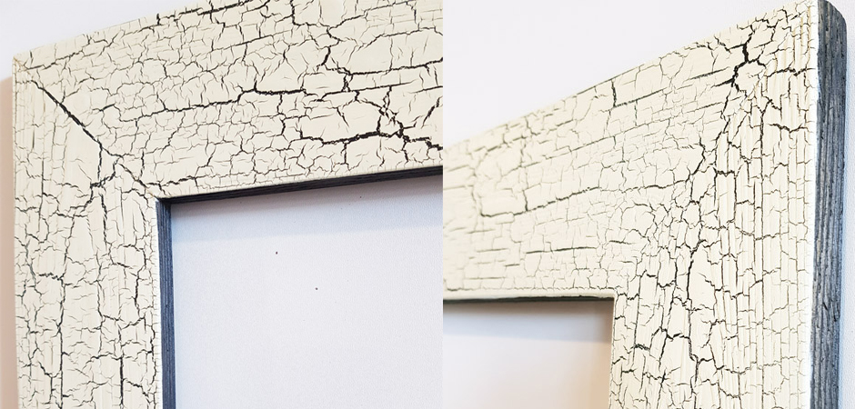 Зеркало Craquelure Finish ivory