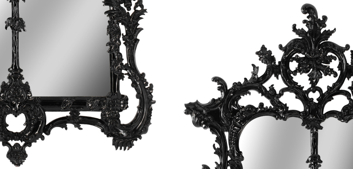 Зеркало Emblemes Mirror Black Wood