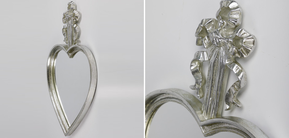 Зеркало Mirror Heart Серебристое