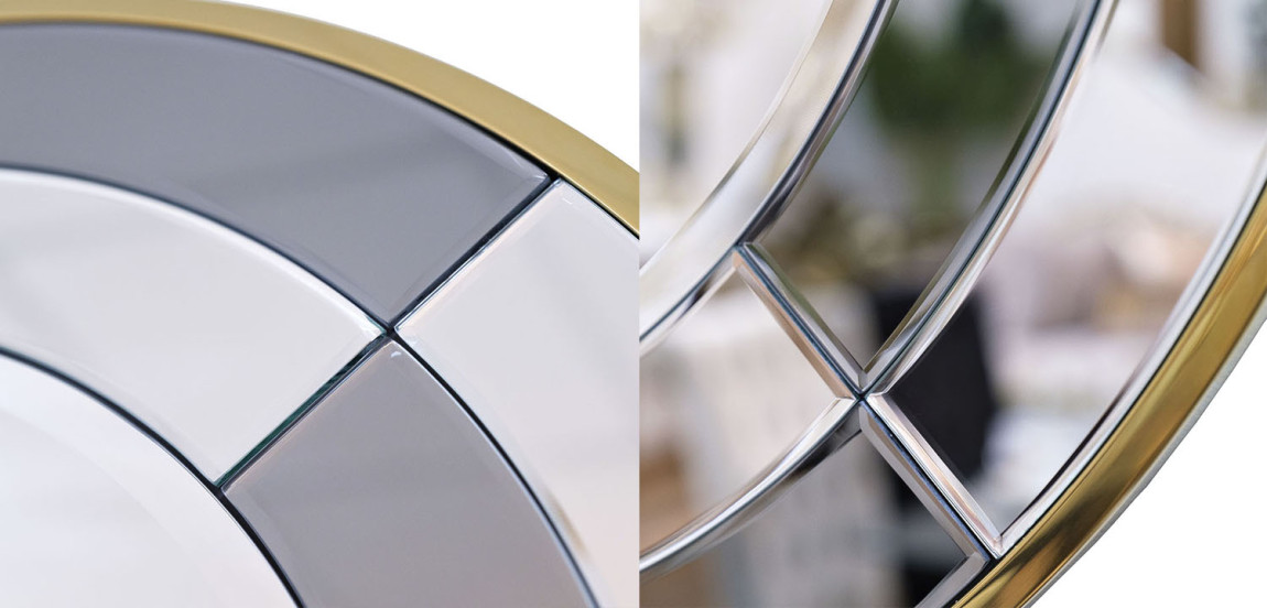 Зеркало Mirrored Frame Round