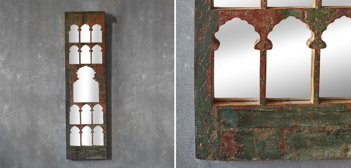 Зеркало Nitya Grey Mango Mirror