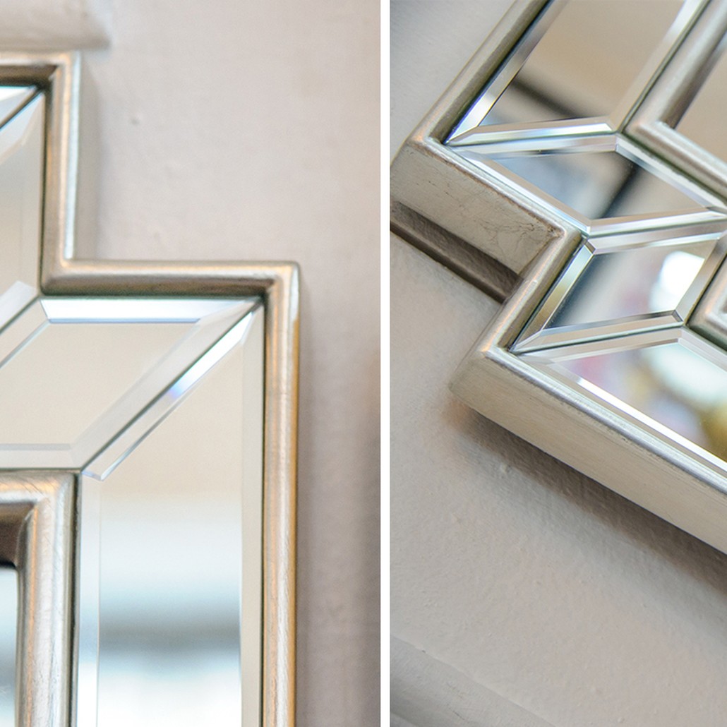 Зеркало Wallace Mirror silver