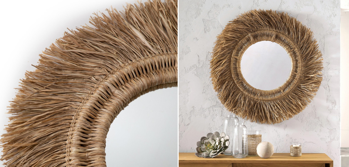 Зеркало Wicker Mirror