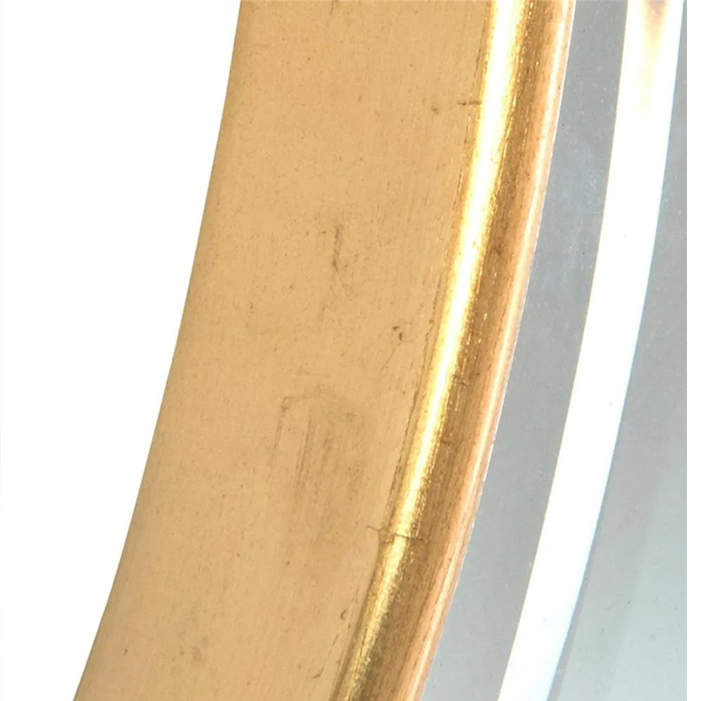 Зеркало в золотой деревянной раме Riviera