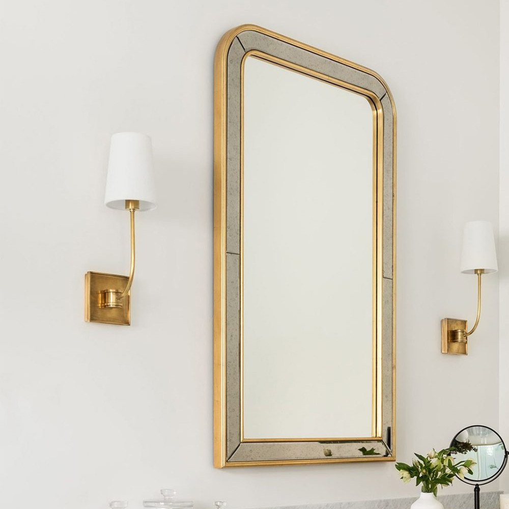 Зеркало в золотой раме Arched Mirror