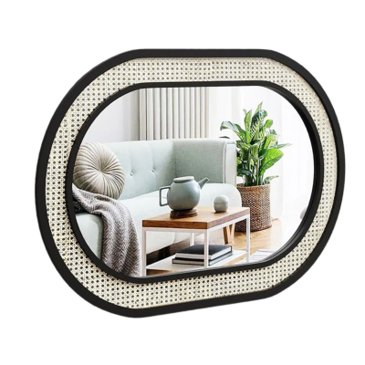 Зеркало в раме из ротанга Dewh