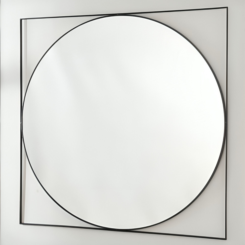 Зеркало в черной металлической раме Urban Style Mirror