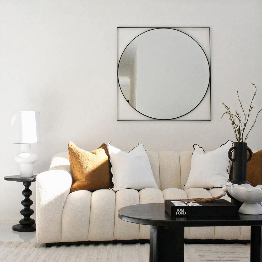 Зеркало в черной металлической раме Urban Style Mirror