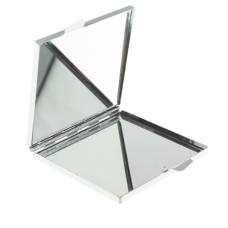 Зеркало двухстороннее квадратное из натурального камня Змеевик с декоративной вставкой в виде ящерицы Silver Stone Mirrors