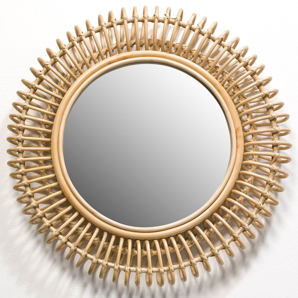 Зеркало из ротанга WICKER MIRROR