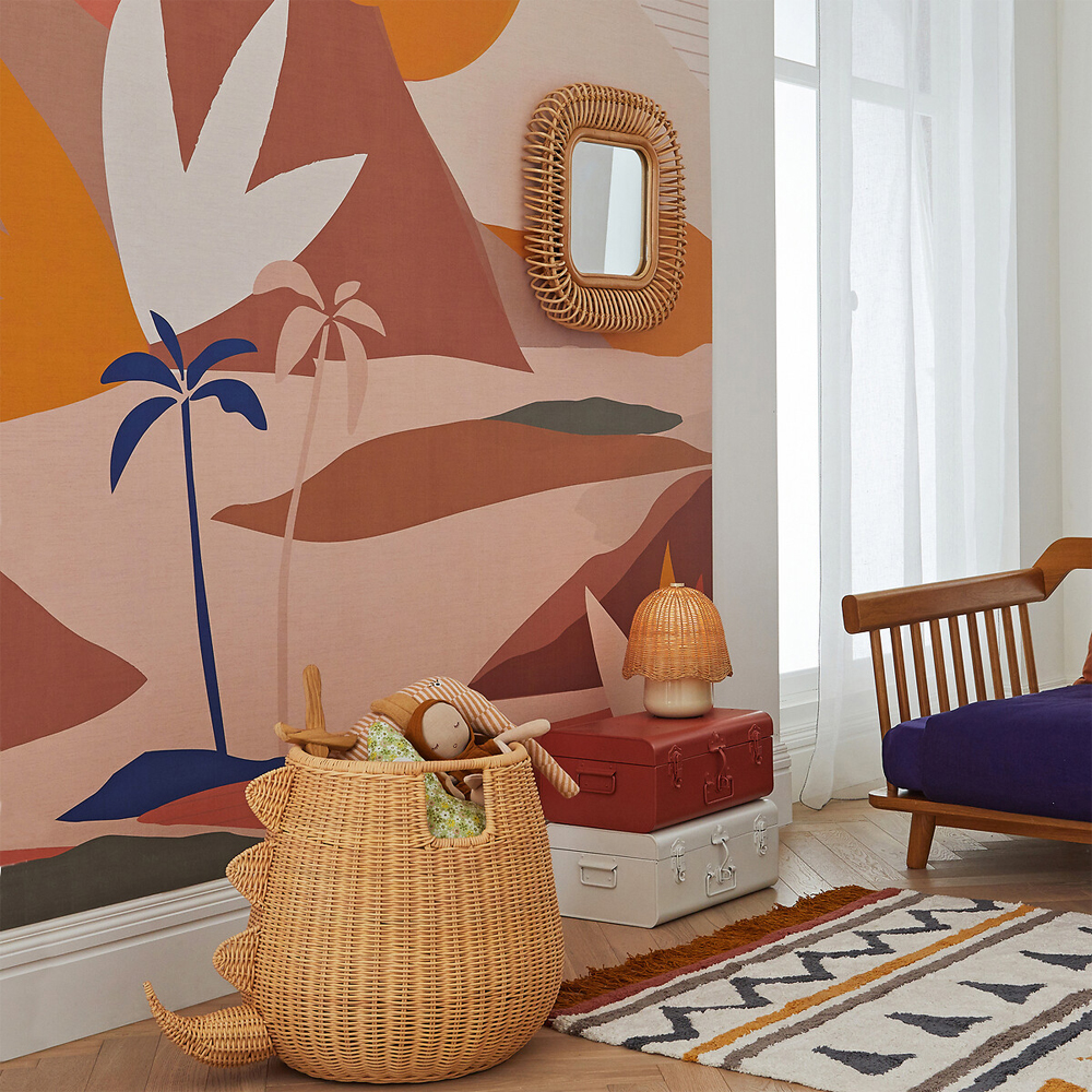 Зеркало из ротанга WICKER MIRROR