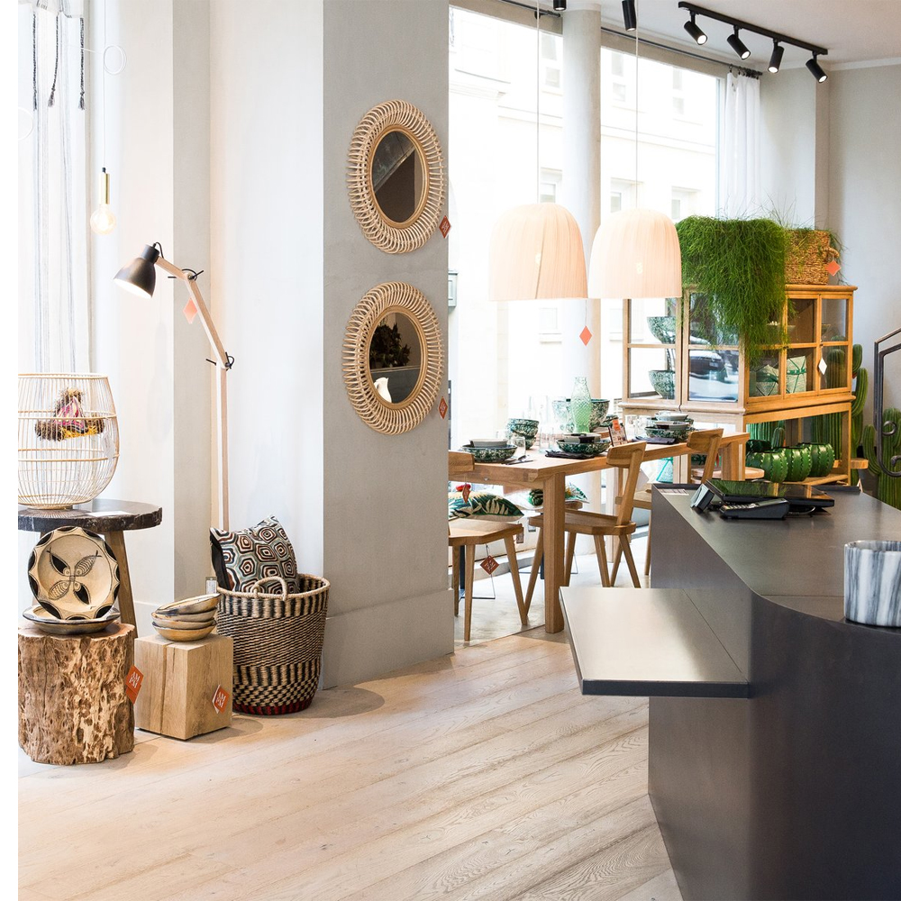 Зеркало из ротанга WICKER MIRROR