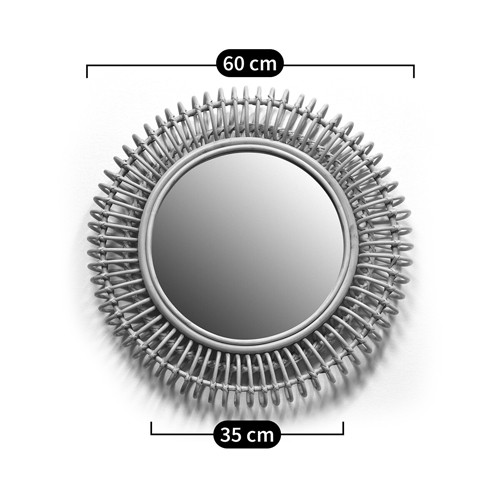 Зеркало из ротанга WICKER MIRROR