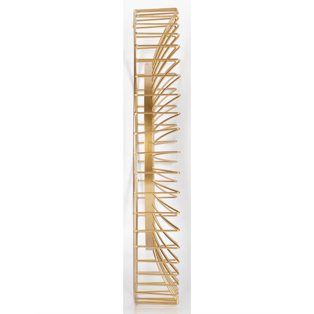 Зеркало круглое настенное в металлической оправе Modern Mirror Space