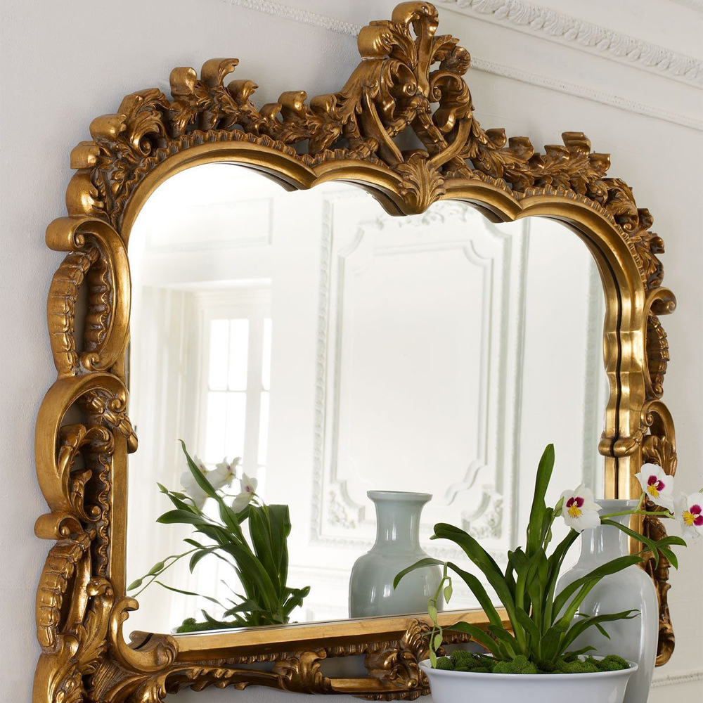 Зеркало настенное в ажурной раме в стиле барокко Ornate Ornaments