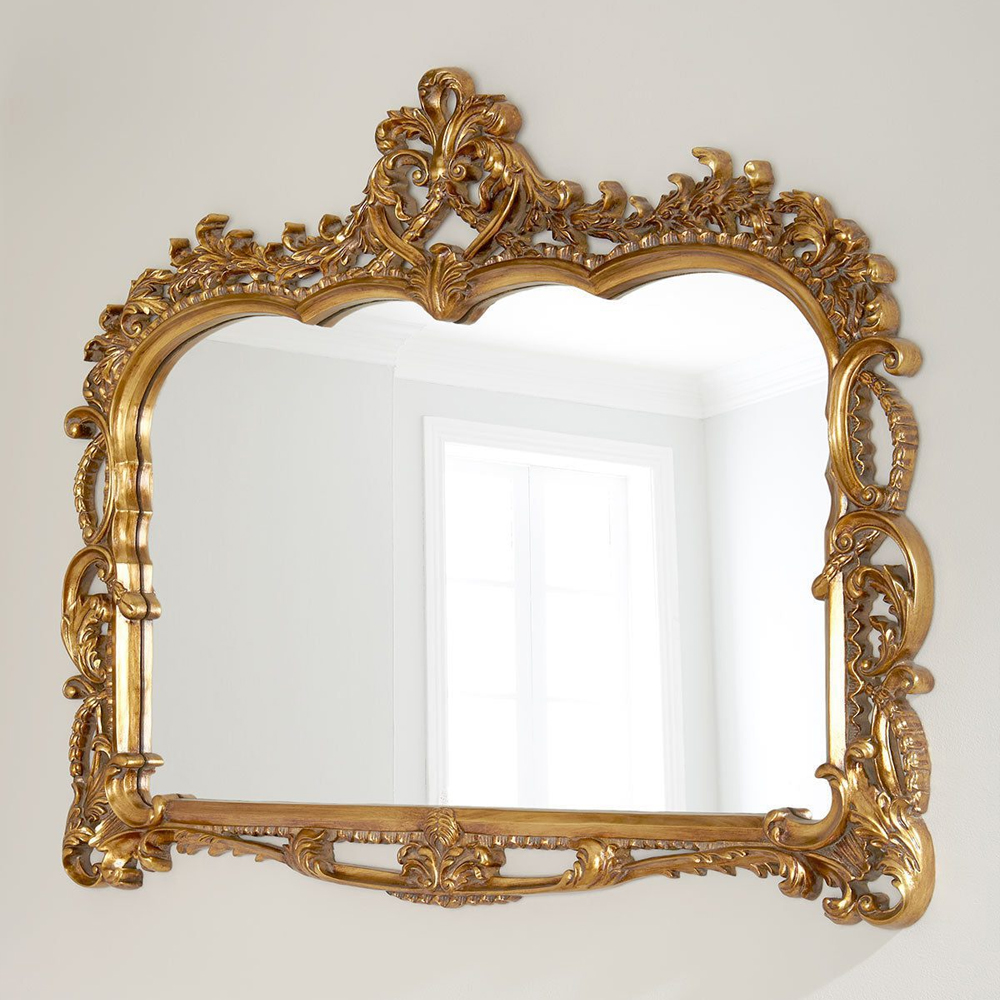 Зеркало настенное в ажурной раме в стиле барокко Ornate Ornaments