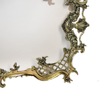 Зеркало настенное в бронзовой раме Grace Gold Mirrors