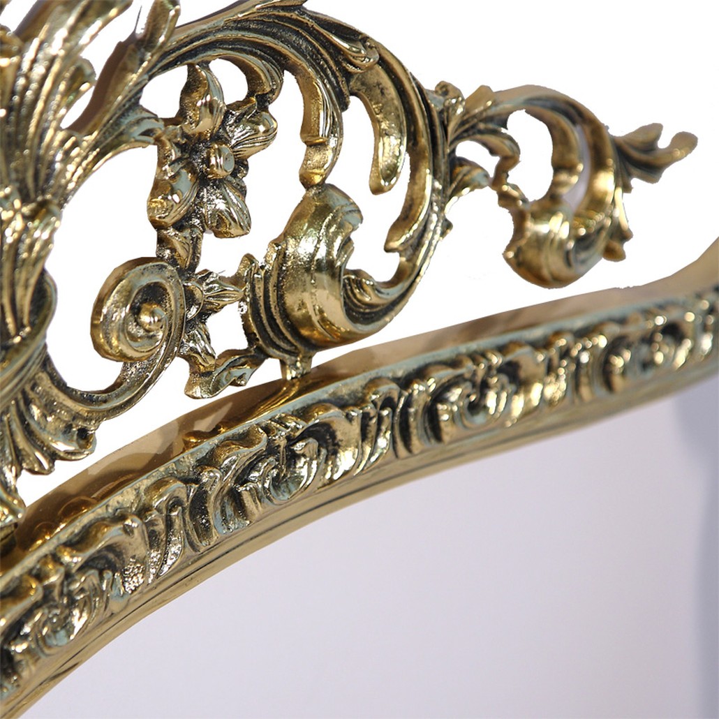 Зеркало настенное в бронзовой раме Royal Gold Mirrors