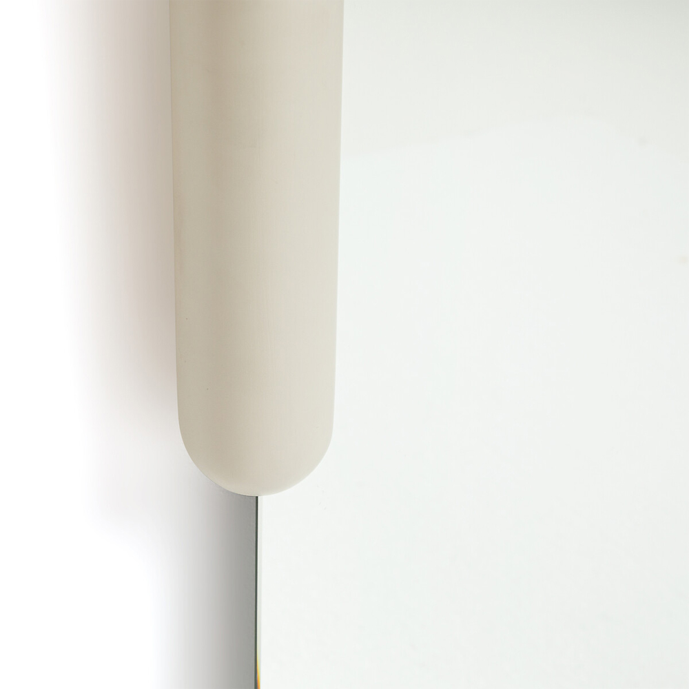 Зеркало овальное Curved Furniture бежевое