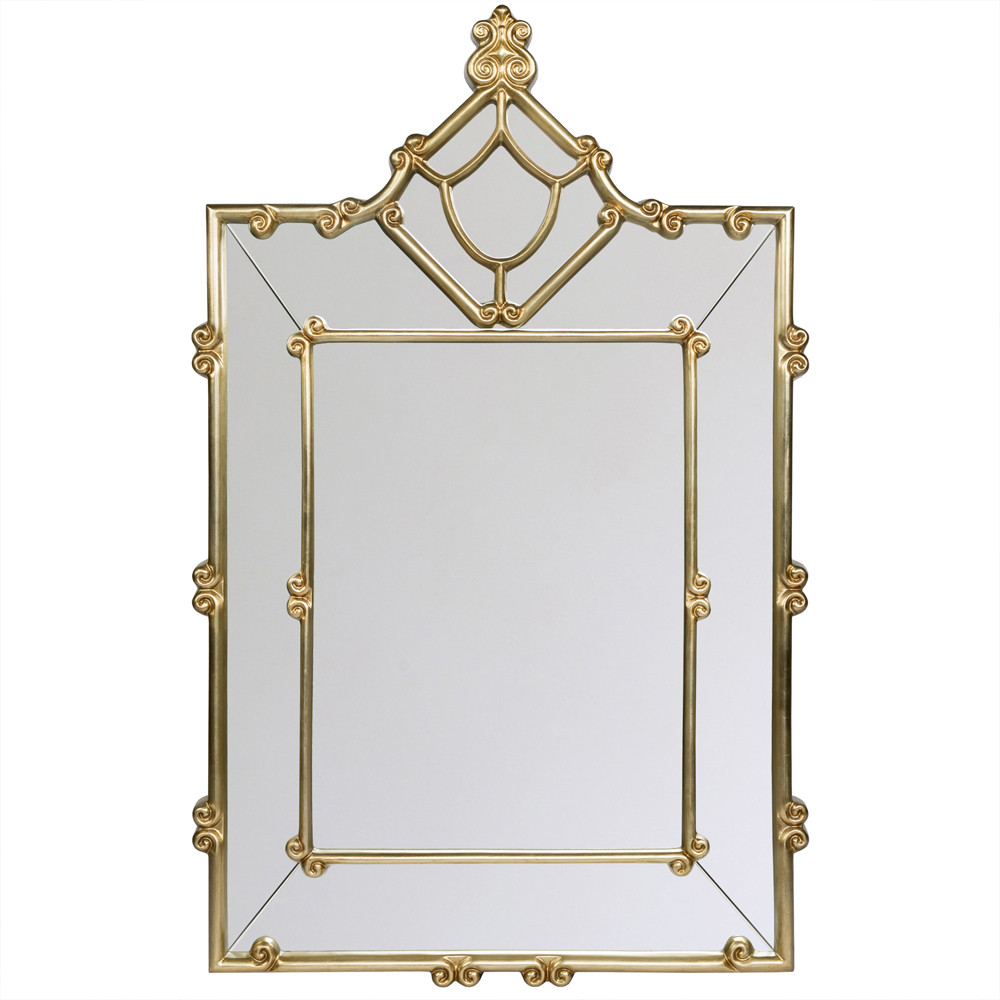 Зеркало прямоугольное Golden Classic Ornament Mirror