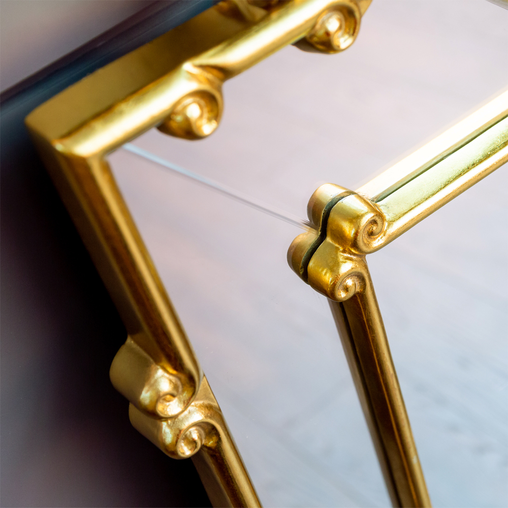 Зеркало прямоугольное Golden Classic Ornament Mirror