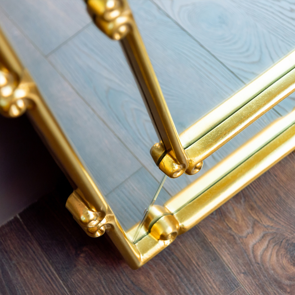 Зеркало прямоугольное Golden Classic Ornament Mirror