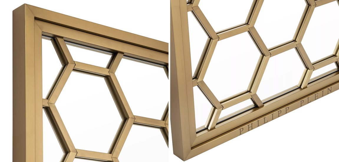 Зеркало прямоугольное Philipp Plein Mirror Skeleton