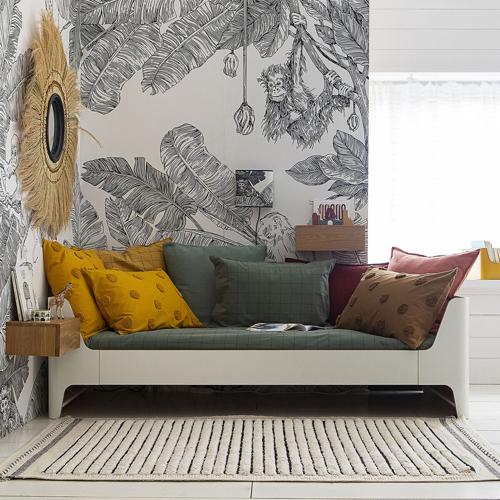 Зеркало с бахромой WICKER MIRROR 100