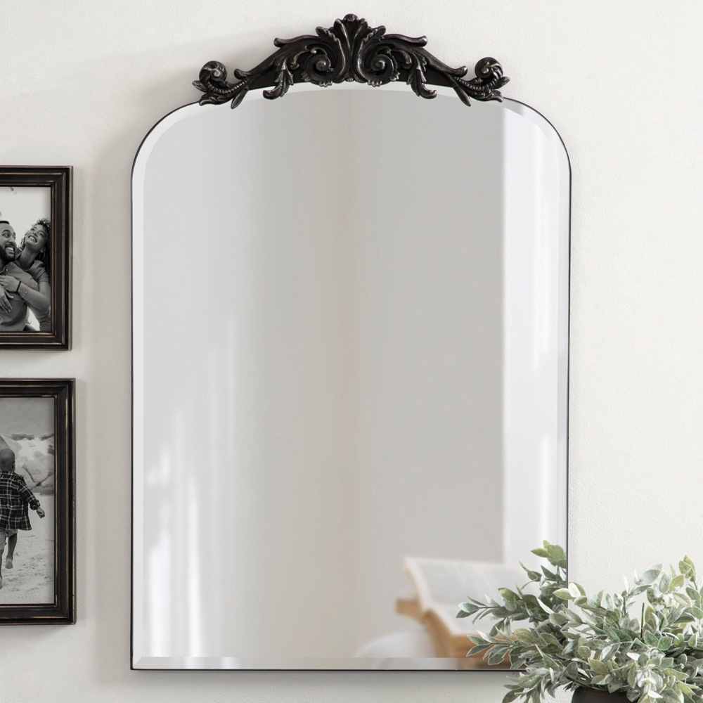 Зеркало с изысканной короной и безрамным полотном Crowned Mirror